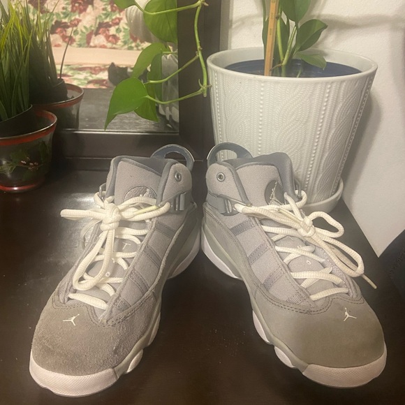 Jordan Other - Jordan Boy’s Sneakers - 6 Ring PS Wolf Grey Goat Sneakers